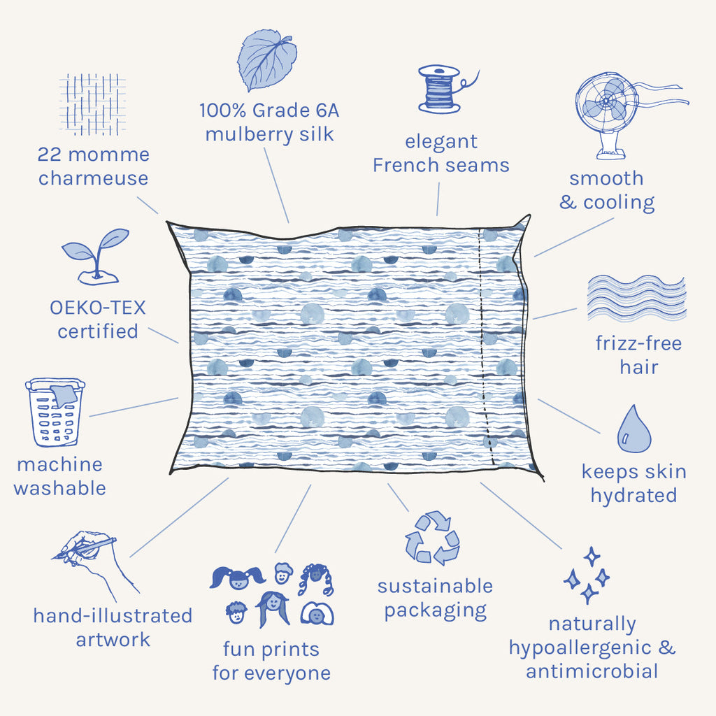 The benefits of silk pillowcases