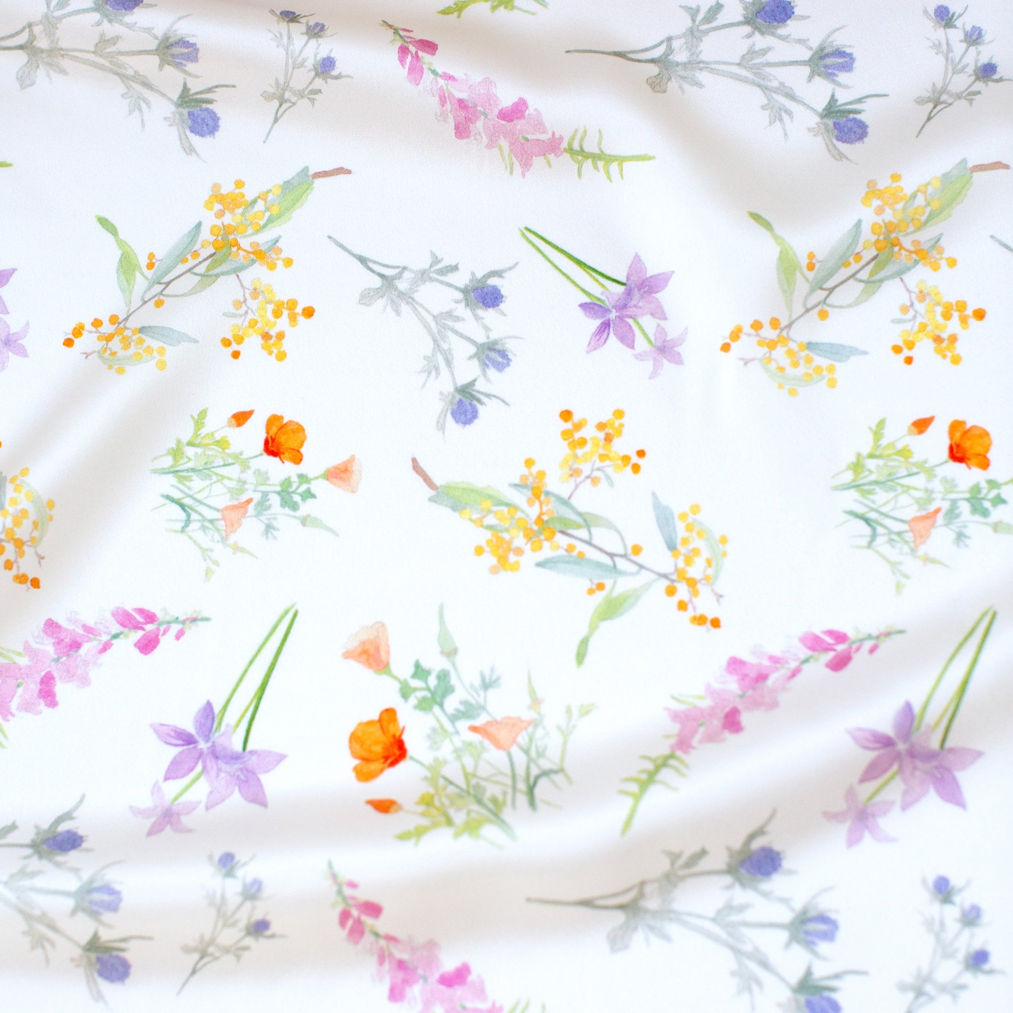 Kids Silk Headband - Mei Flower