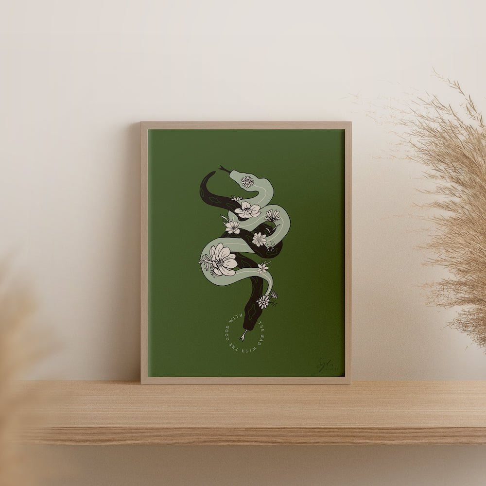 Snake Art Print