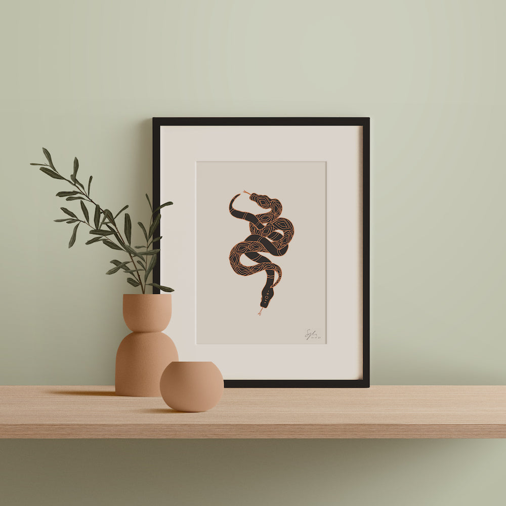 Snake Art Print