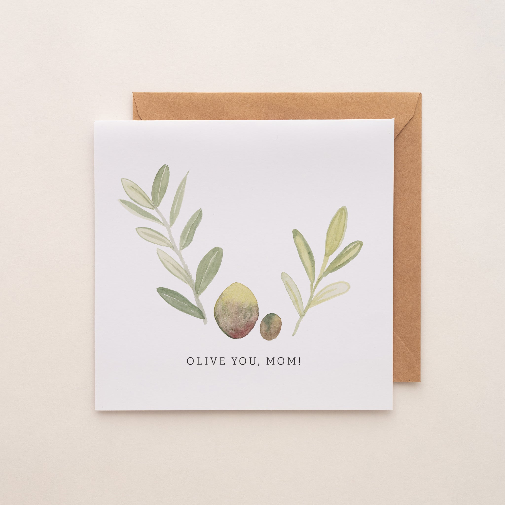Olive You, Mom | Mother's Day Greeting Card