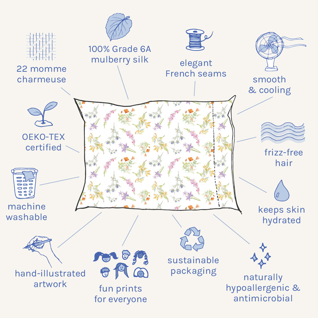 The benefits of silk pillowcases