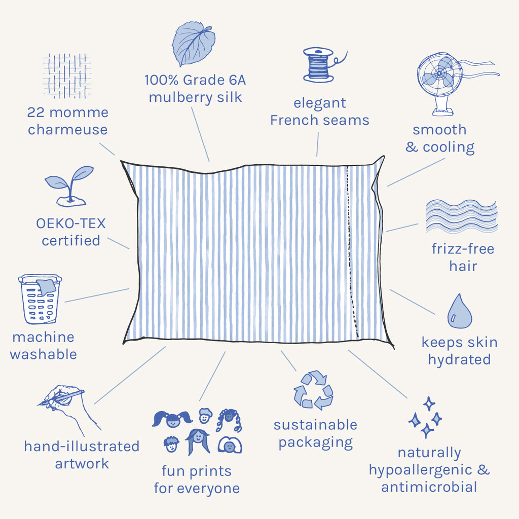 The benefits of silk pillowcases