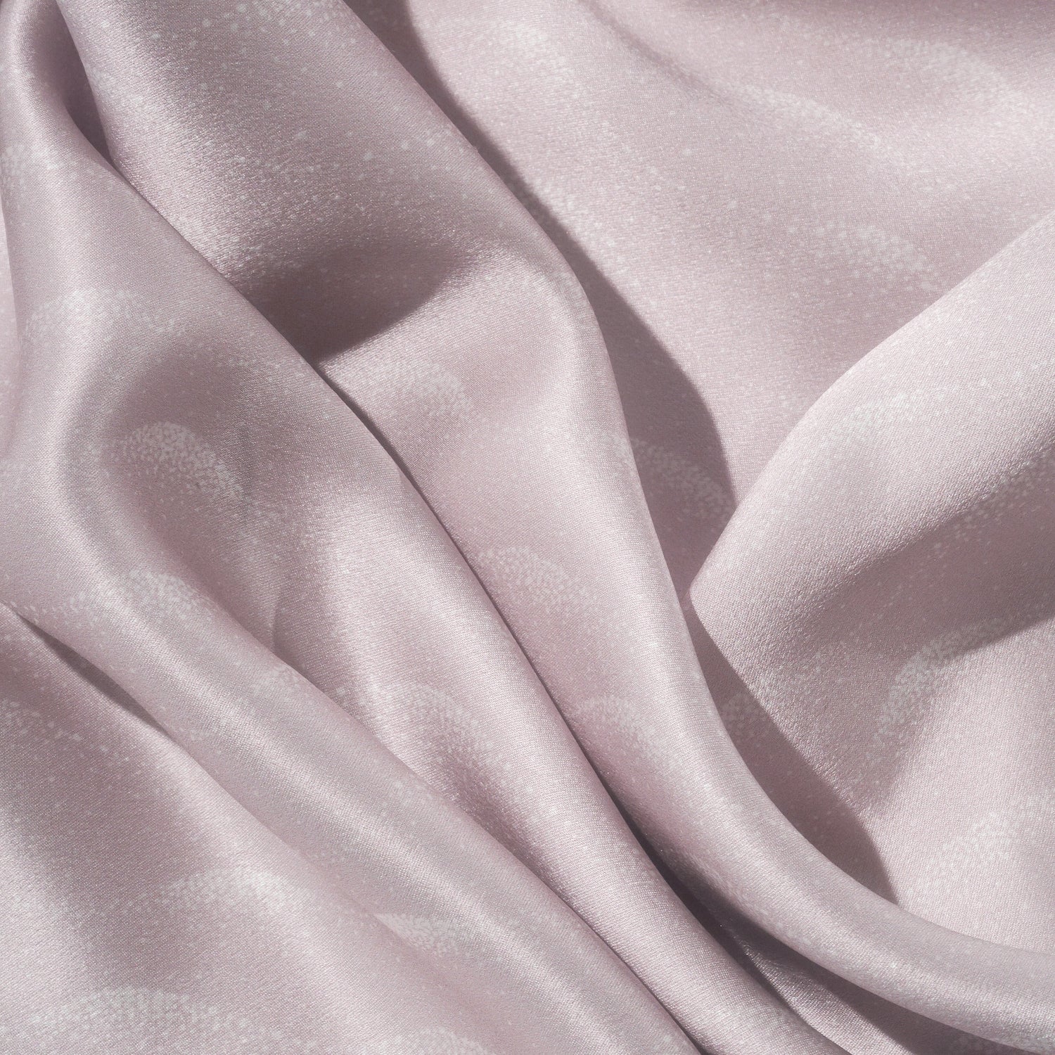 Mulberry silk in a lilac print