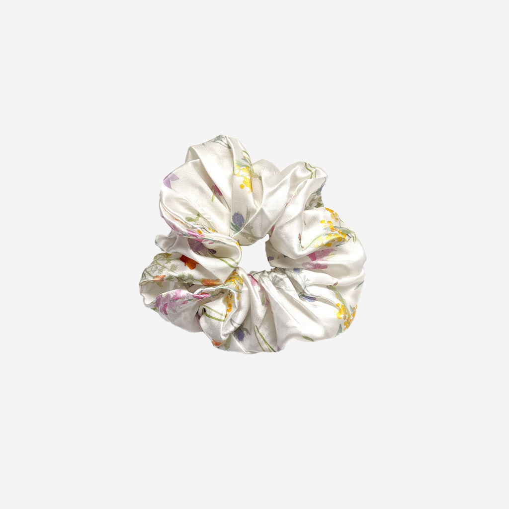 Silk Scrunchie - Jumbo - Mei Flower