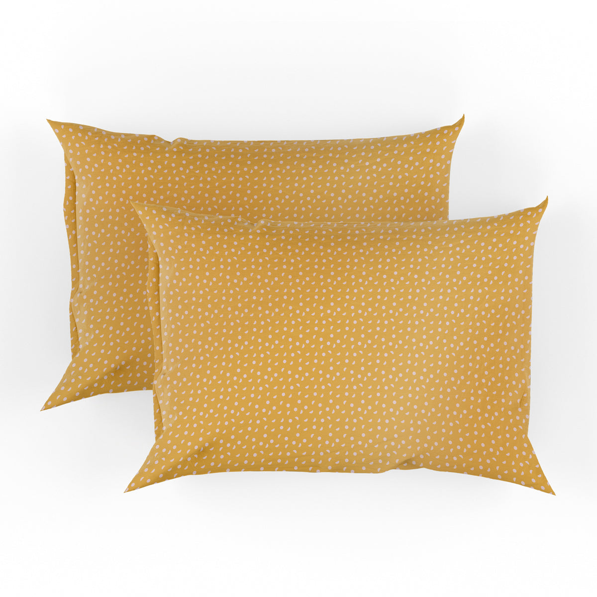A pair of Queen silk pillowcases - Luna Dot