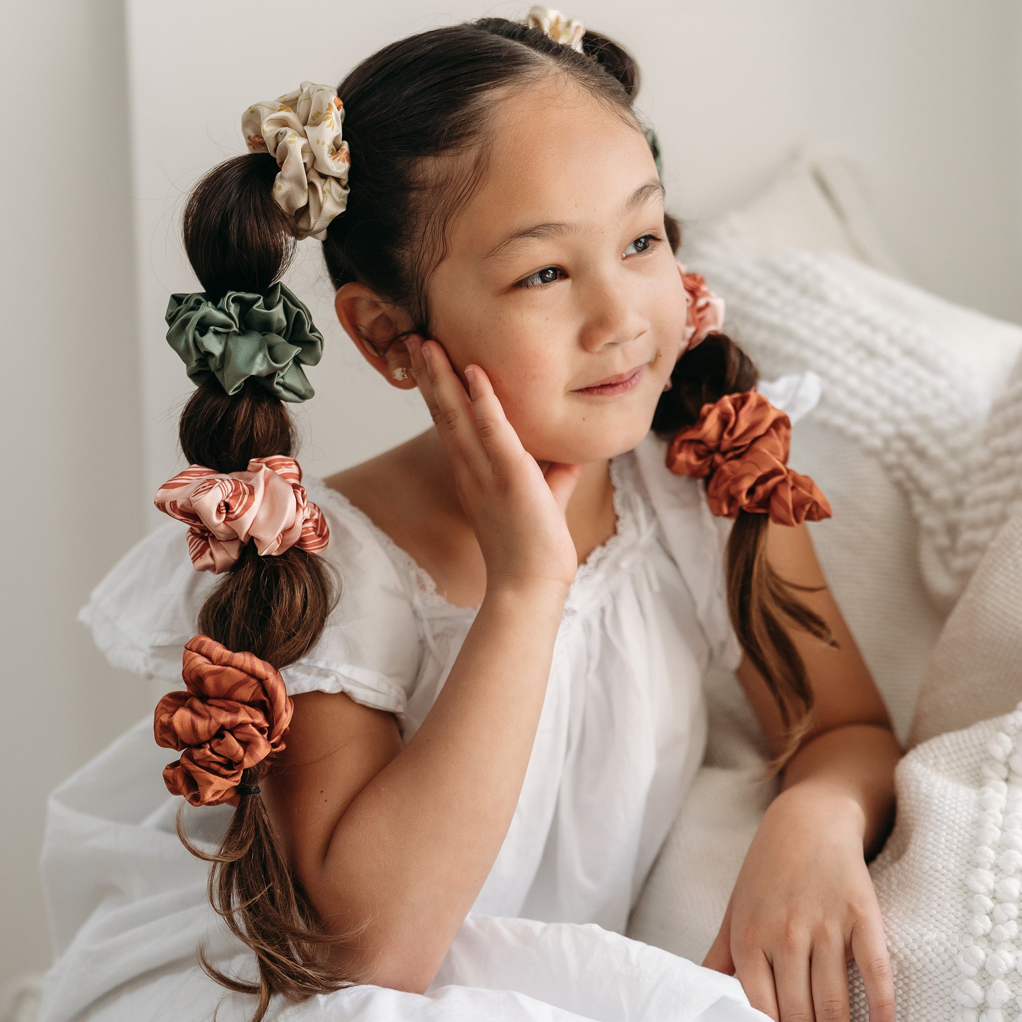 Silk Scrunchie - Rose Terra