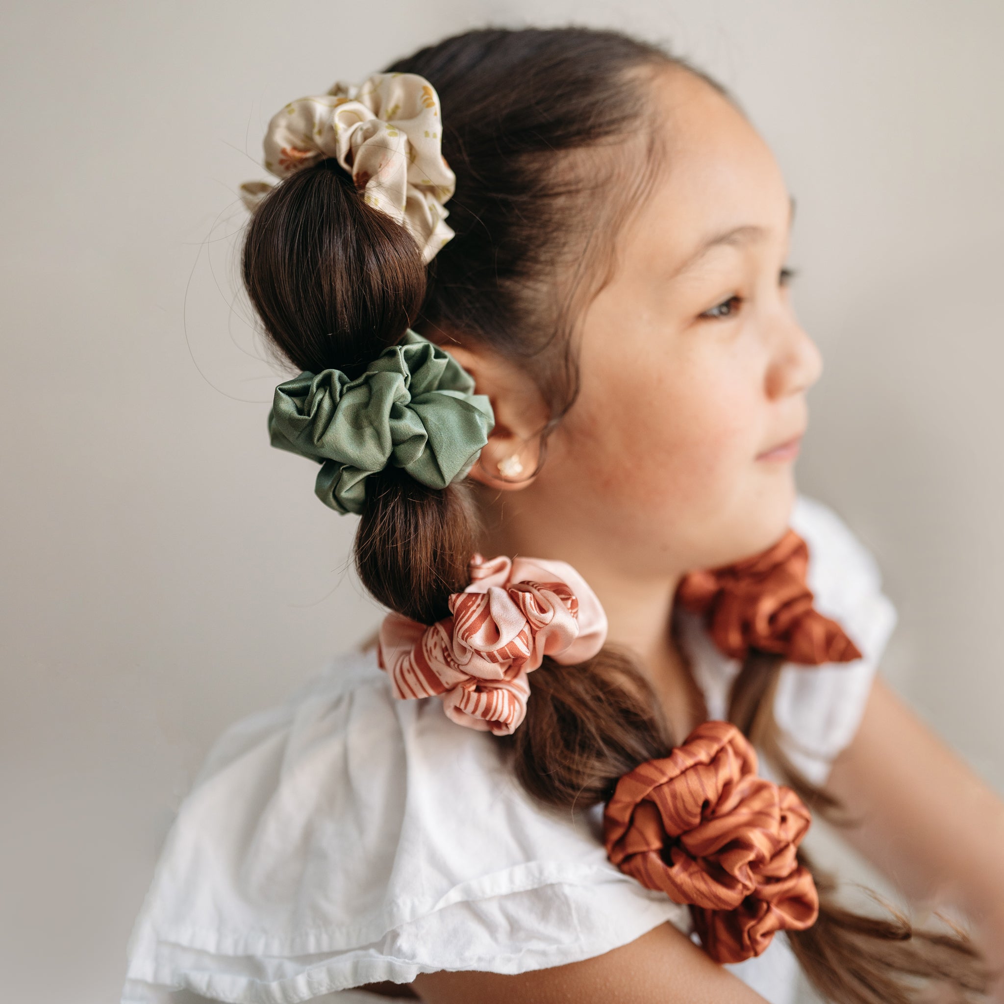 Silk Scrunchie - Desert Bloom