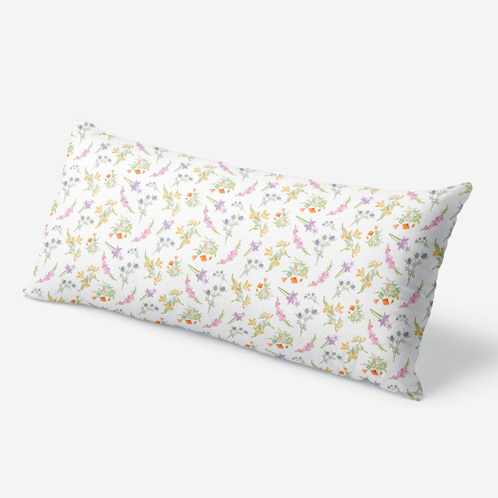 King Size Silk pillowcase with a floral design